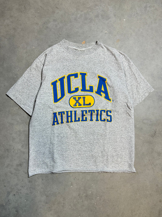 90’s UCLA Bruins Athletics Vintage Grey College Font Tee (Medium)