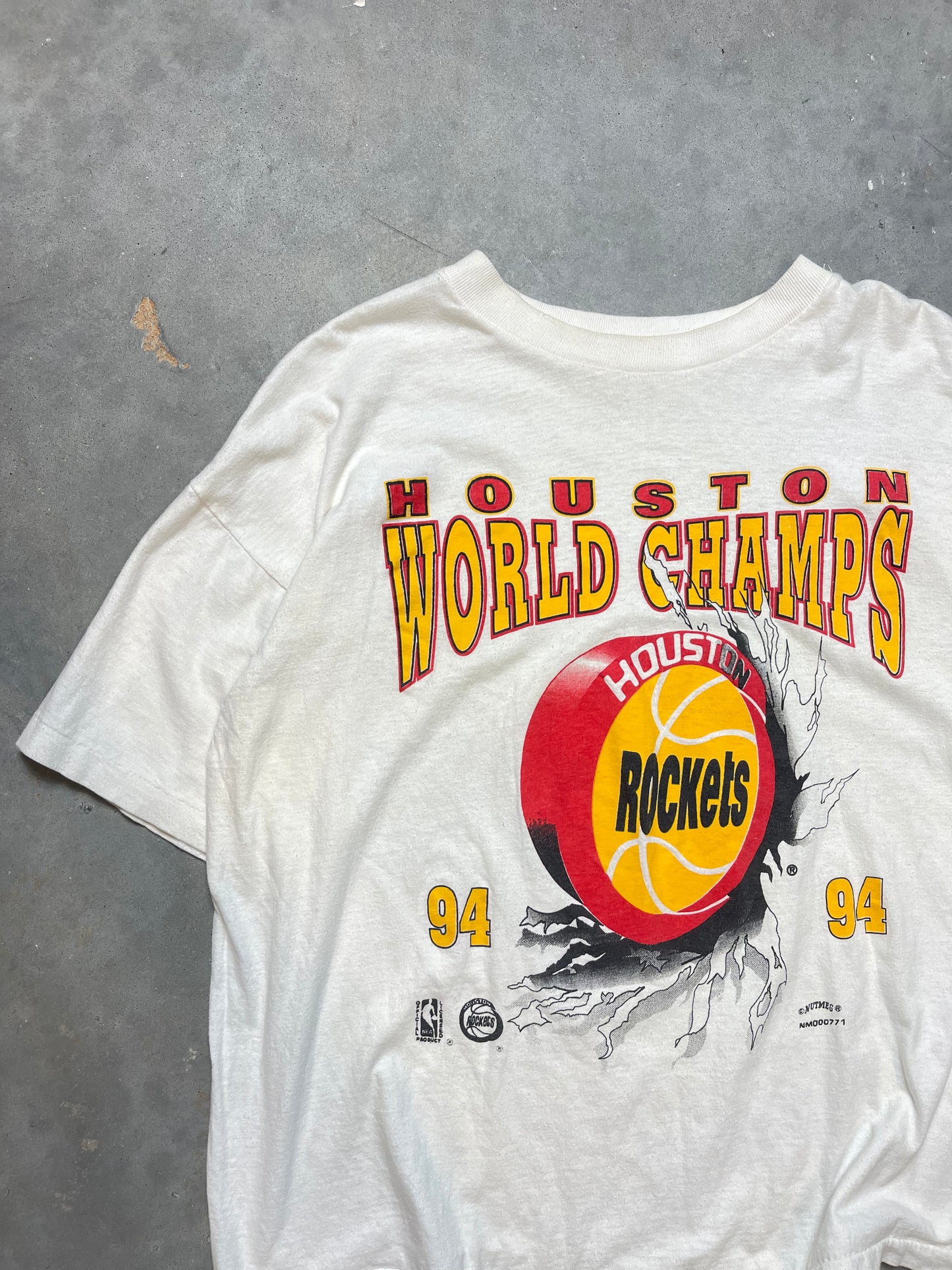 1994 Houston Rockets Vintage NBA Finals Champions Tee (Boxy Large)