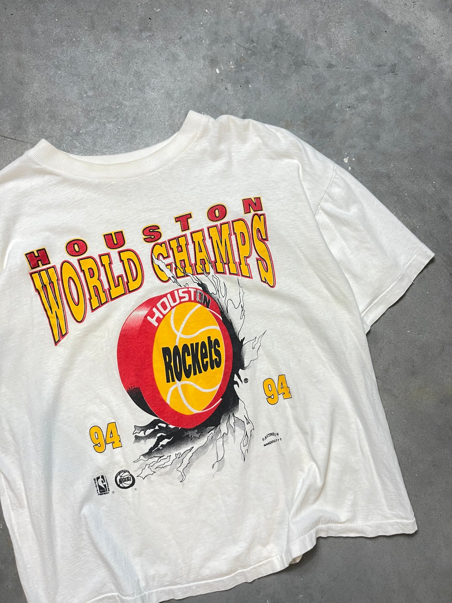 1994 Houston Rockets Vintage NBA Finals Champions Tee (Boxy Large)