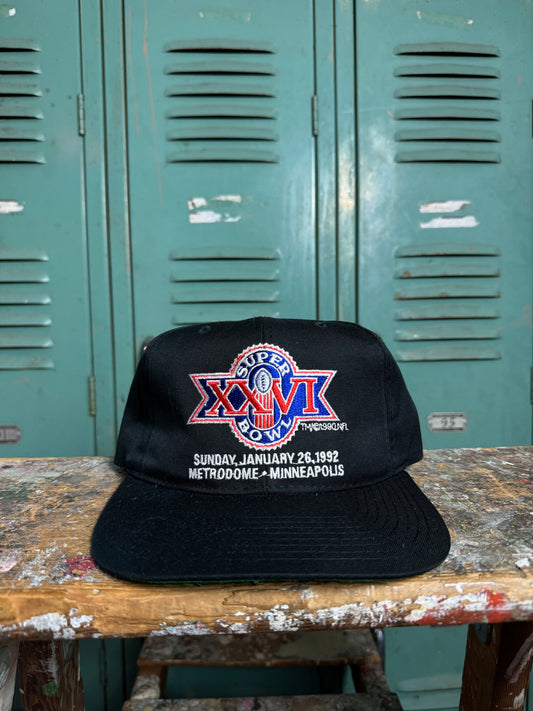 1992 Super Bowl XXVI Buffalo Bills vs. Washington Redskins Vintage NFL New Era Snapback Hat (OSFA)