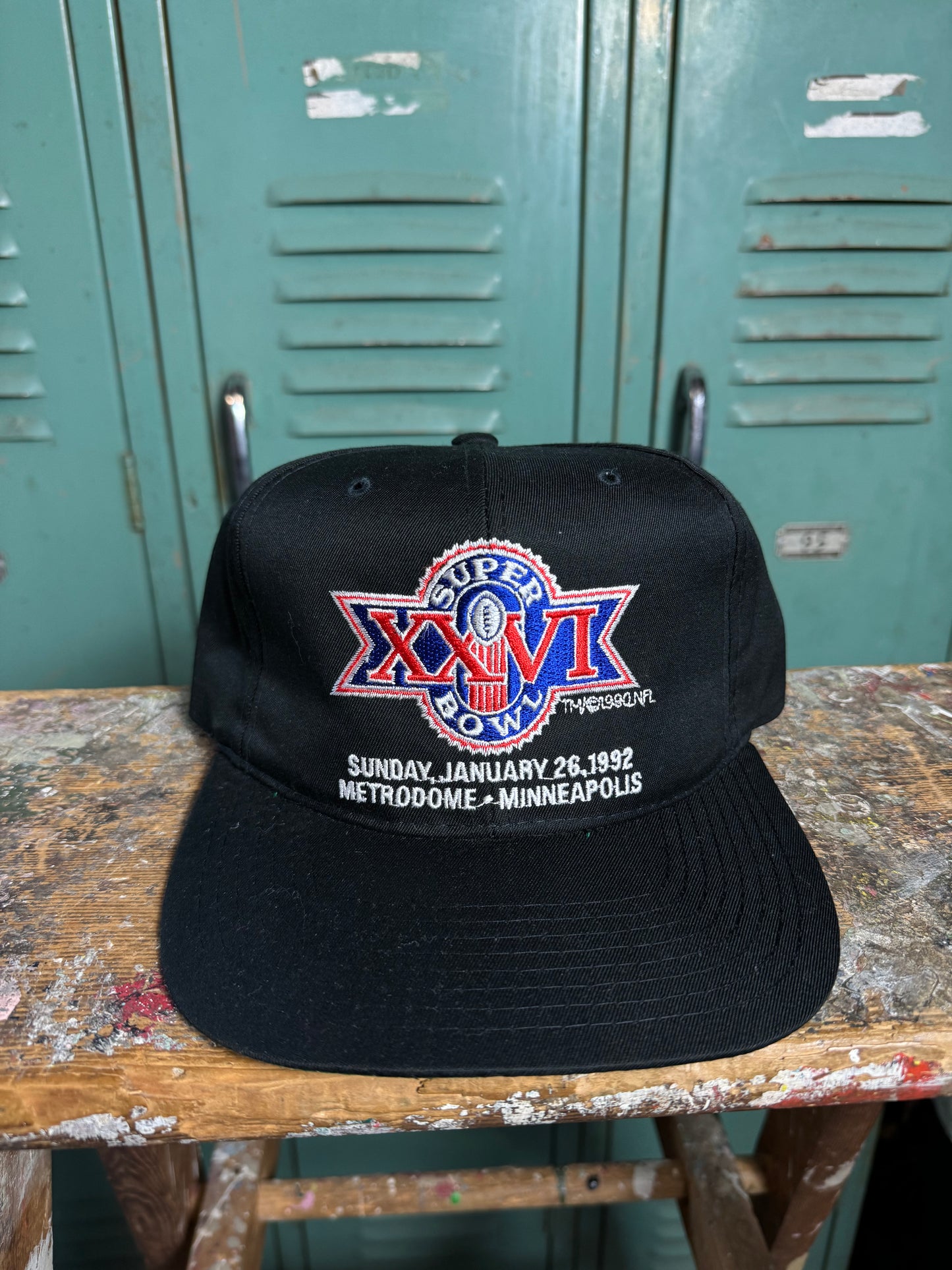 1992 Super Bowl XXVI Buffalo Bills vs. Washington Redskins Vintage NFL New Era Snapback Hat (OSFA)