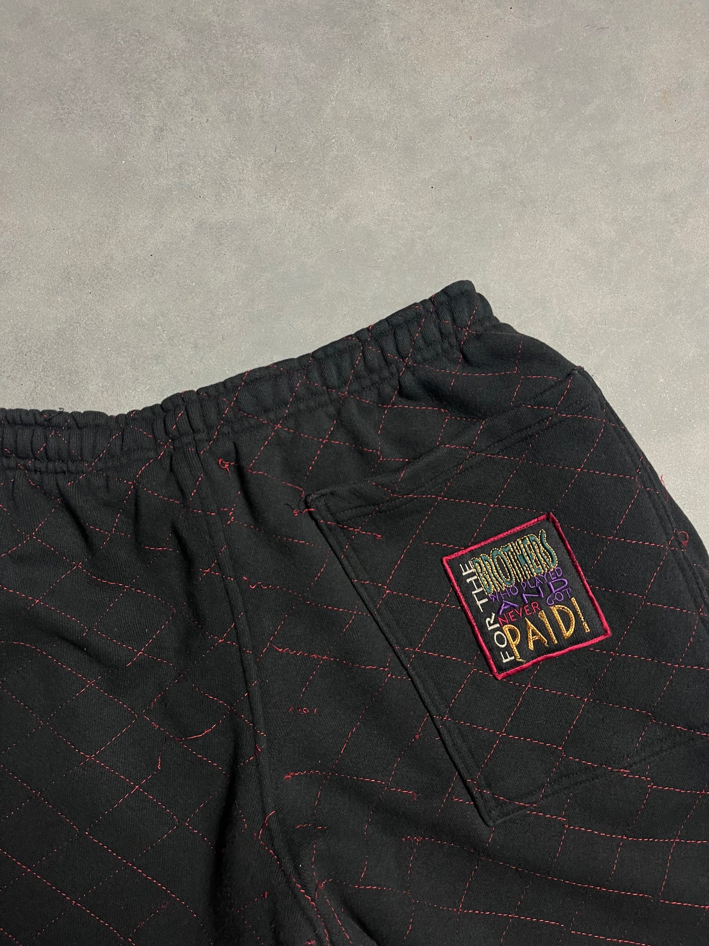 90’s Negro League Baseball Vintage Quilted Heavyweight Sweatpants (XL)