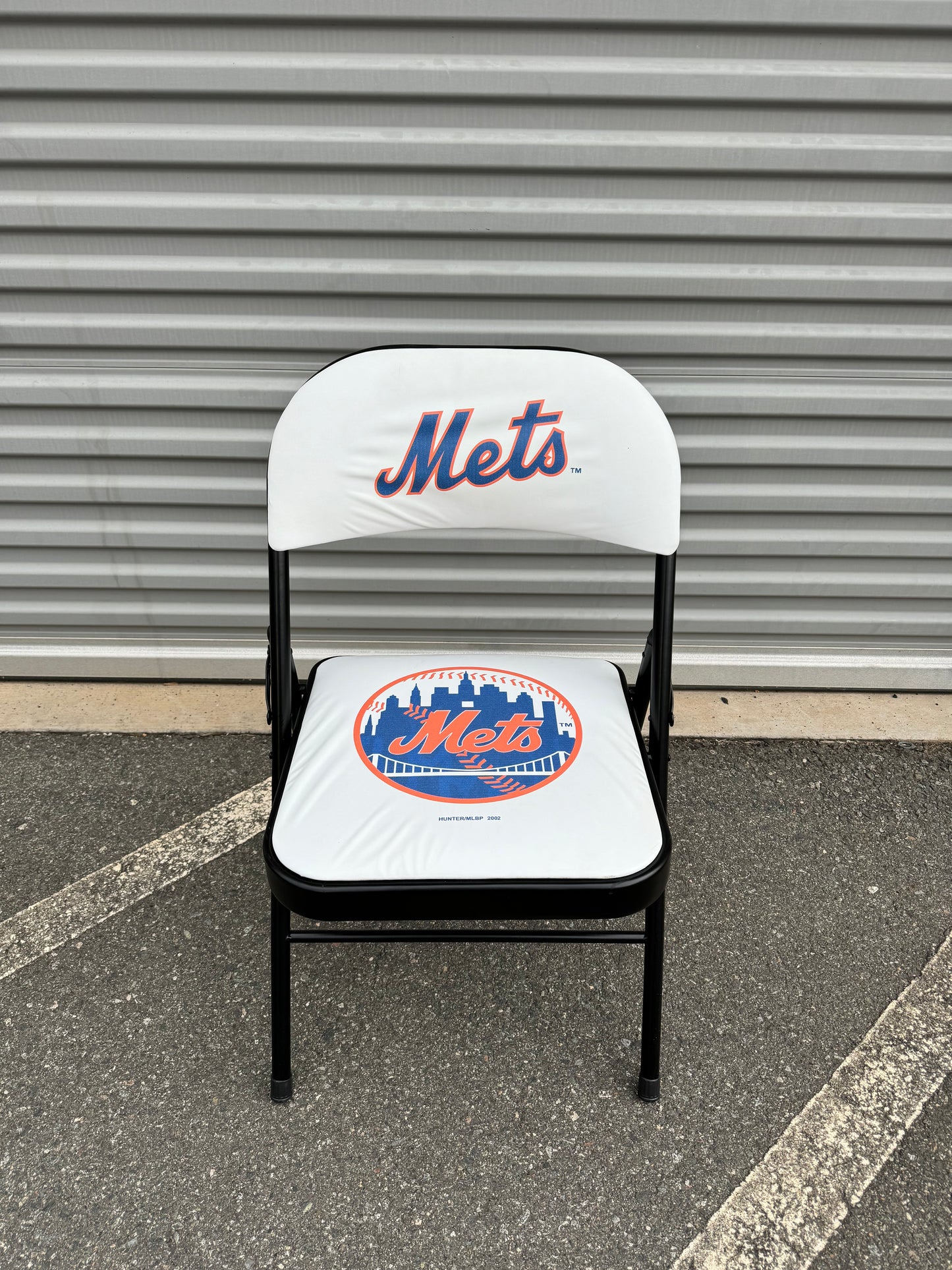 2002 New York Mets Vintage Big Logo White Man Cave MLB Sports Chair