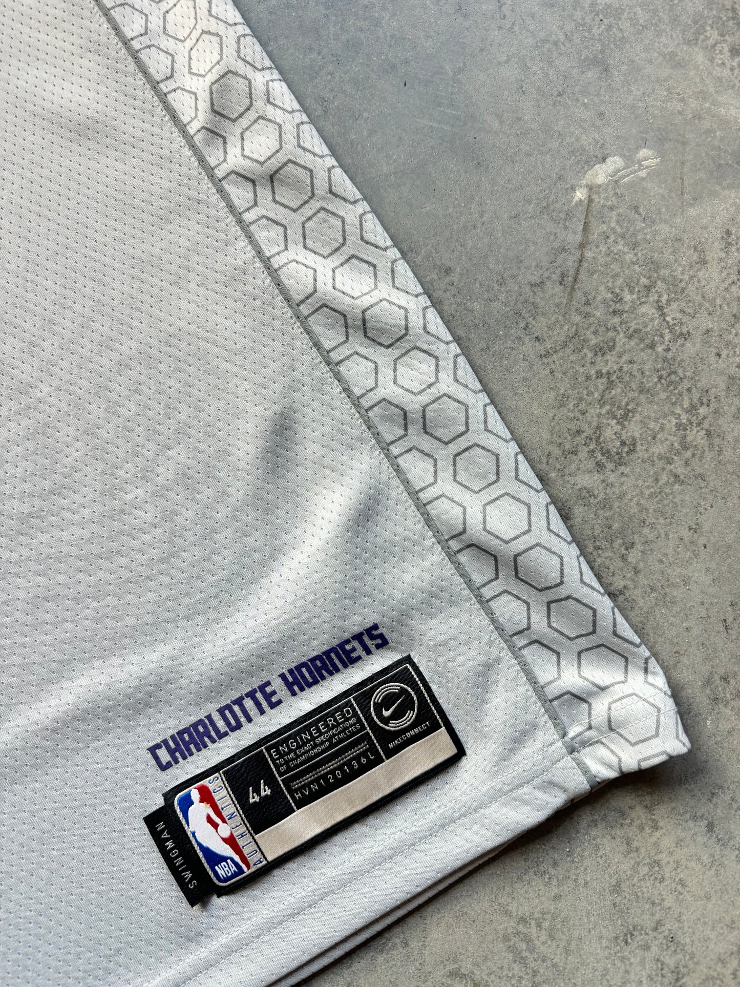 2019/2020 Charlotte Hornets Devonte Graham Light Grey City Jersey Alternate Jordan Brand NBA Jersey (44/Medium)