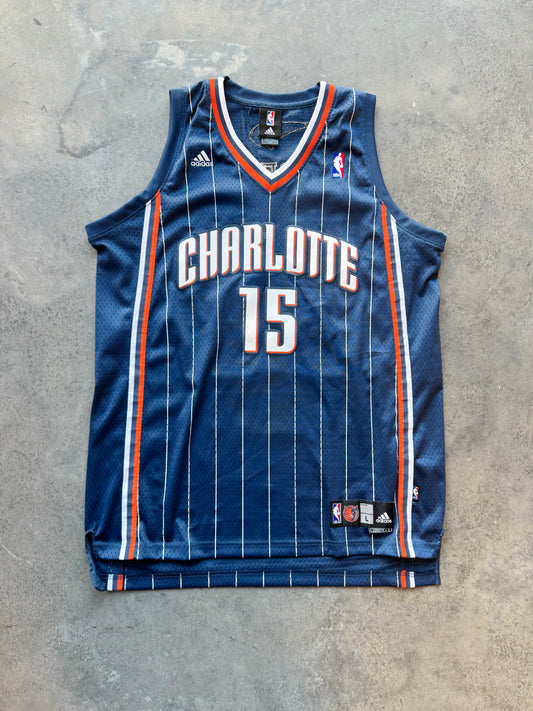 2009/2010 Charlotte Bobcats Vintage Gerald Henderson Adidas NBA Stitched Swingman Jersey (XL)