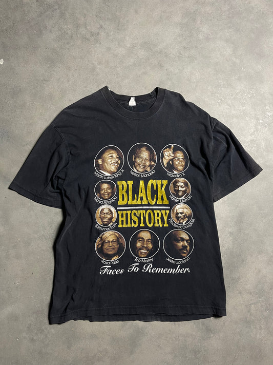 90’s Black History Faces to Remember Vintage Tee (XL)