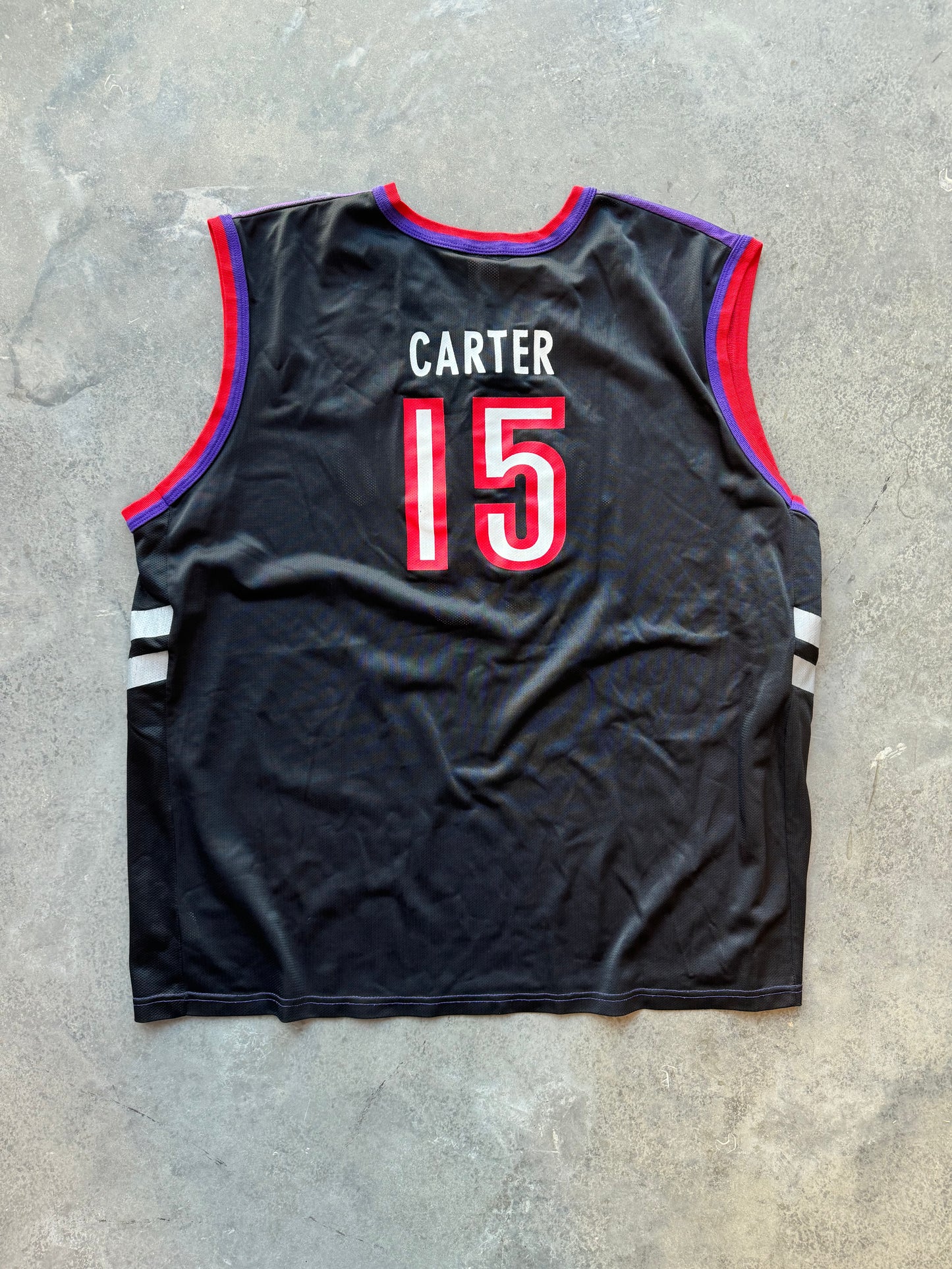 00’s Toronto Raptors Vince Carter Vintage Purple NBA Champion Jersey (52/XXL)