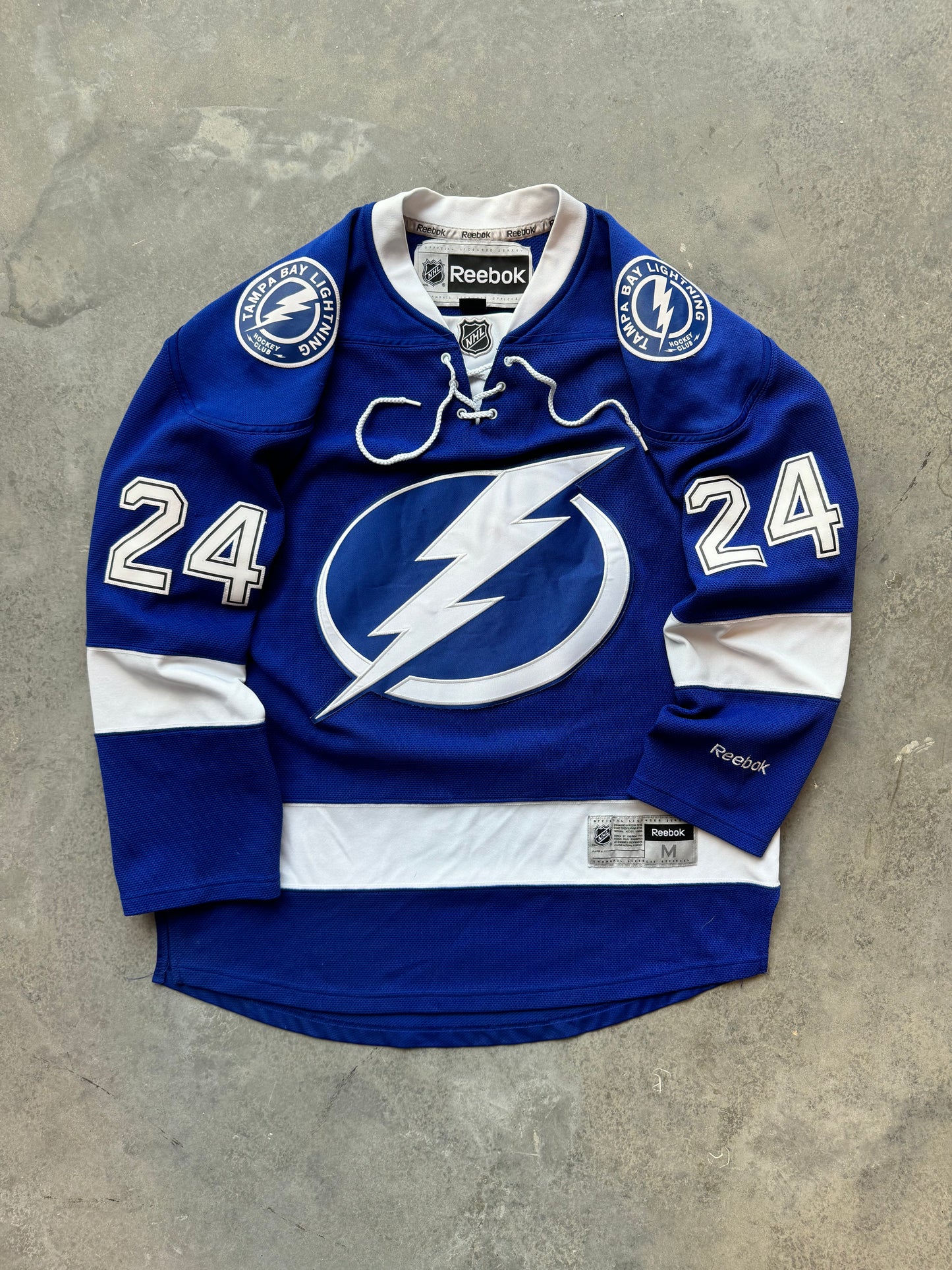 2010’s Tampa Bay Lightning Ryan Callahan Vintage Reebok NHL Hockey Jersey (Medium)