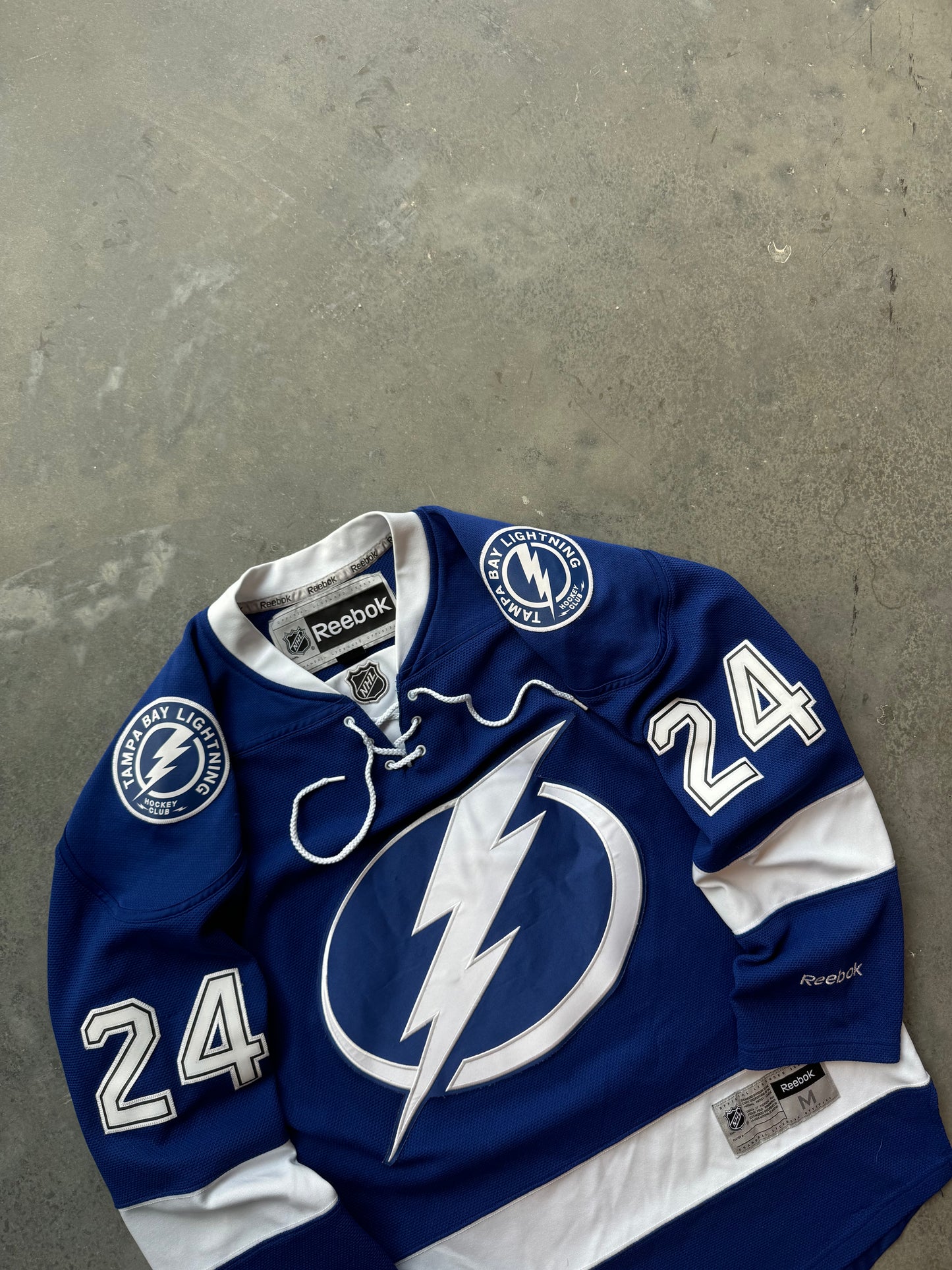 2010’s Tampa Bay Lightning Ryan Callahan Vintage Reebok NHL Hockey Jersey (Medium)