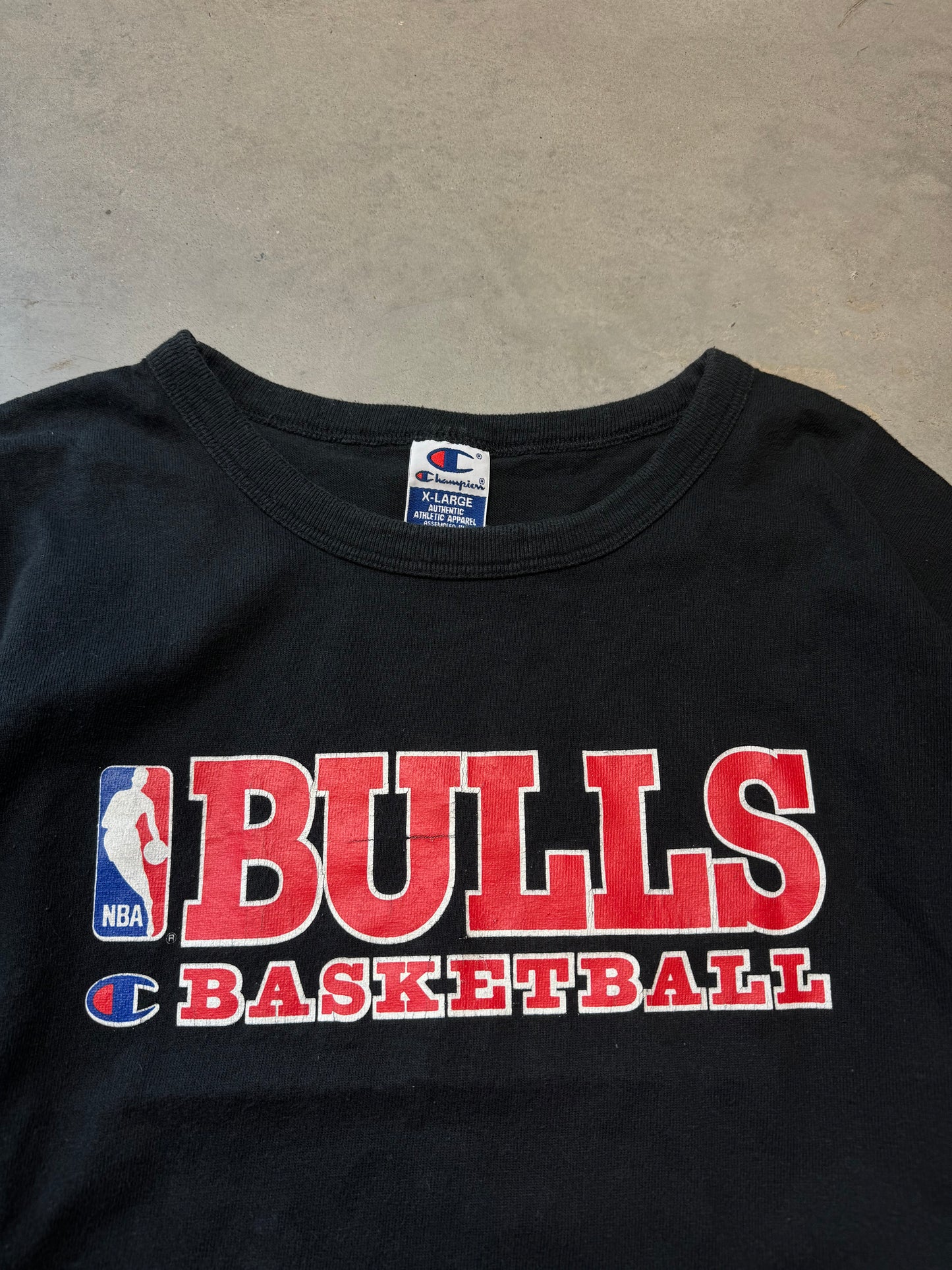 90’s Chicago Bulls Vintage Champion Practice NBA Tee (XL)