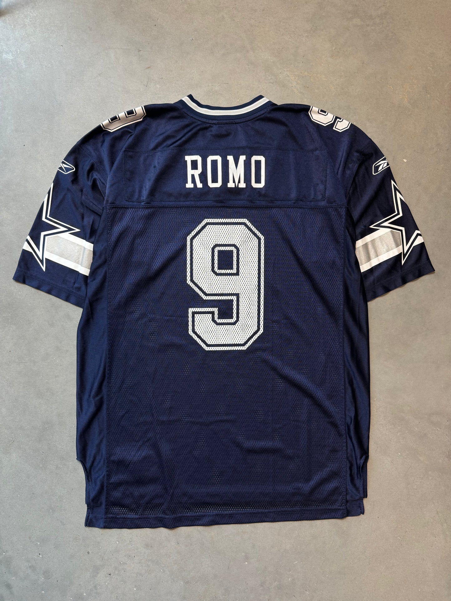 00 s Dallas Cowboys Tony Romo Vintage Reebok NFL Jersey Large Locker Room CLT