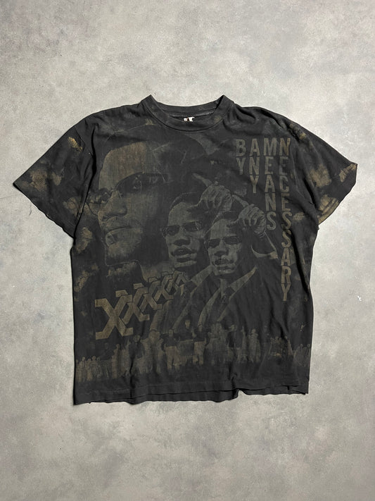 90’s Malcolm X By Any Means Necessary Vintage Tee (