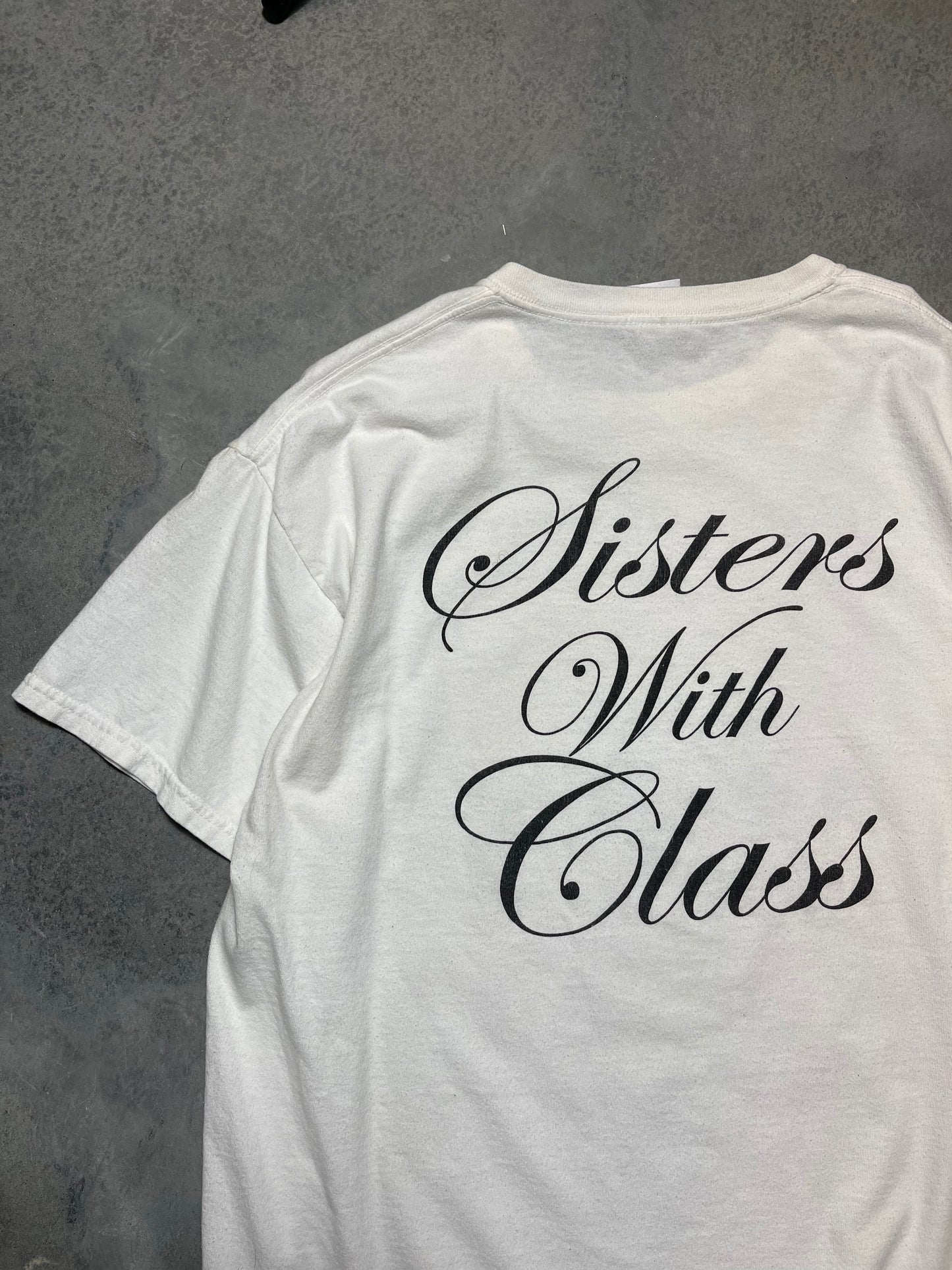 00’s Winston-Salem State Rams Sisters With Class HBCU Tee (Large)