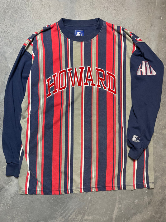 90’s Howard University Bisons Vintage Heavyweight HBCU Stater Longsleeve Tee (XL)