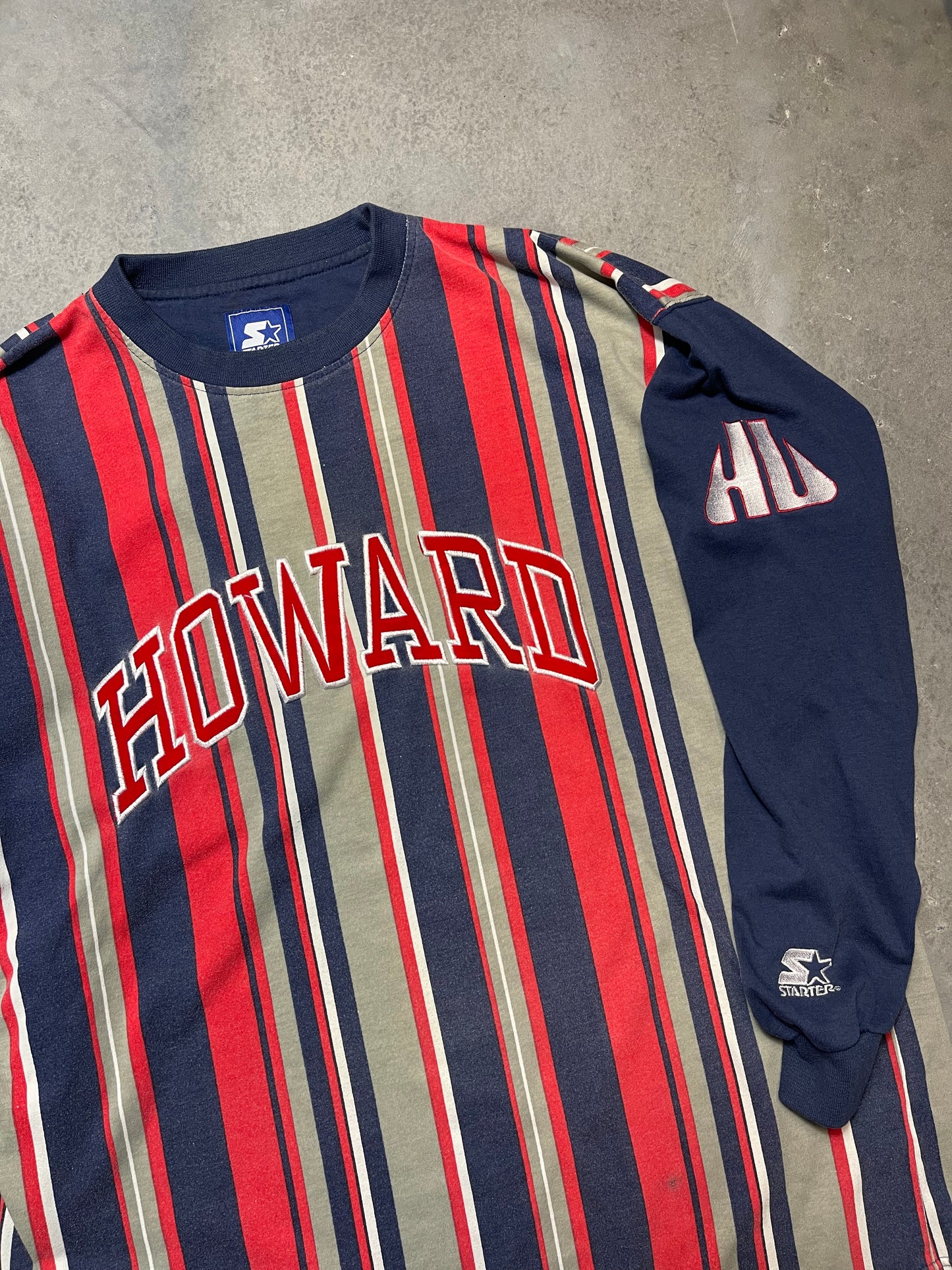 90’s Howard University Bisons Vintage Heavyweight HBCU Stater Longsleeve Tee (XL)