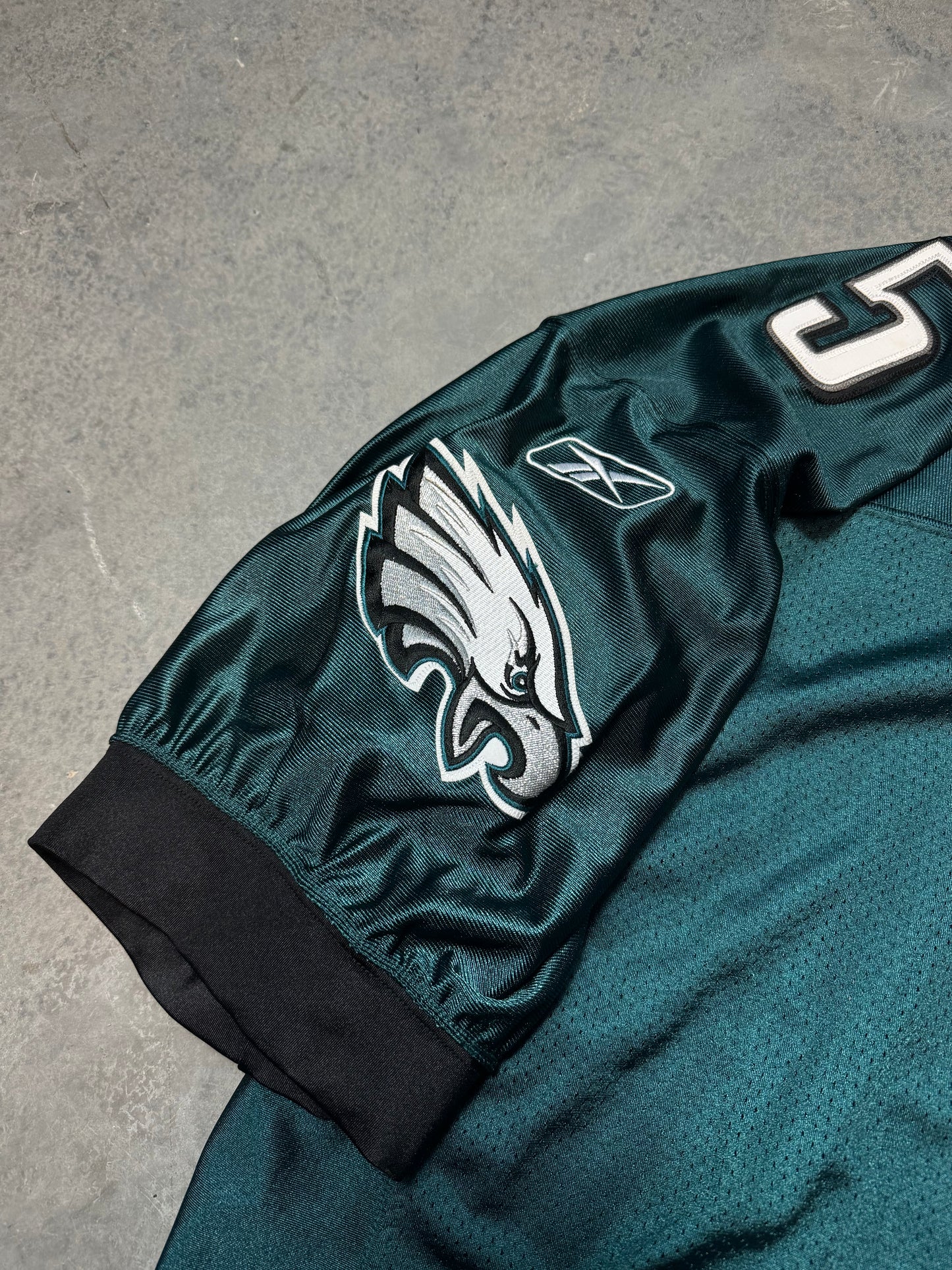 00’z Philadelphia Eagles Donovan McNabb Reebok Midnight Green Fully Embroidered Authentic NFL Jersey - Signed (54/XXL)