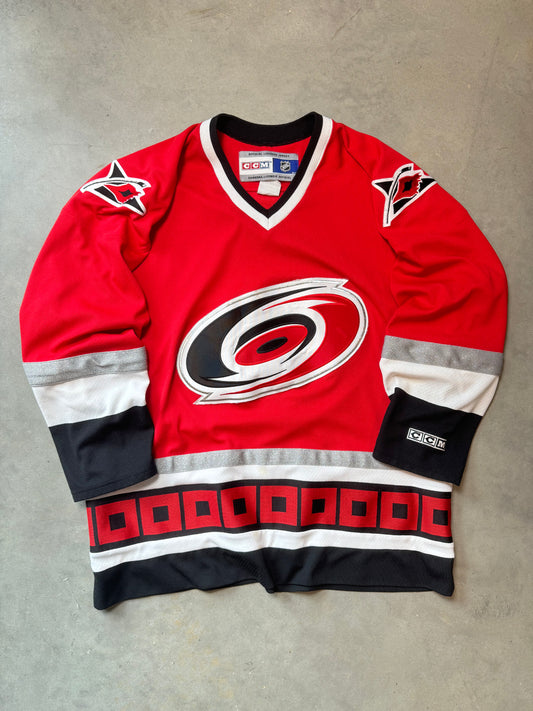 90’s Carolina Hurricanes Vintage CCM NHL Hockey Jersey (XL)