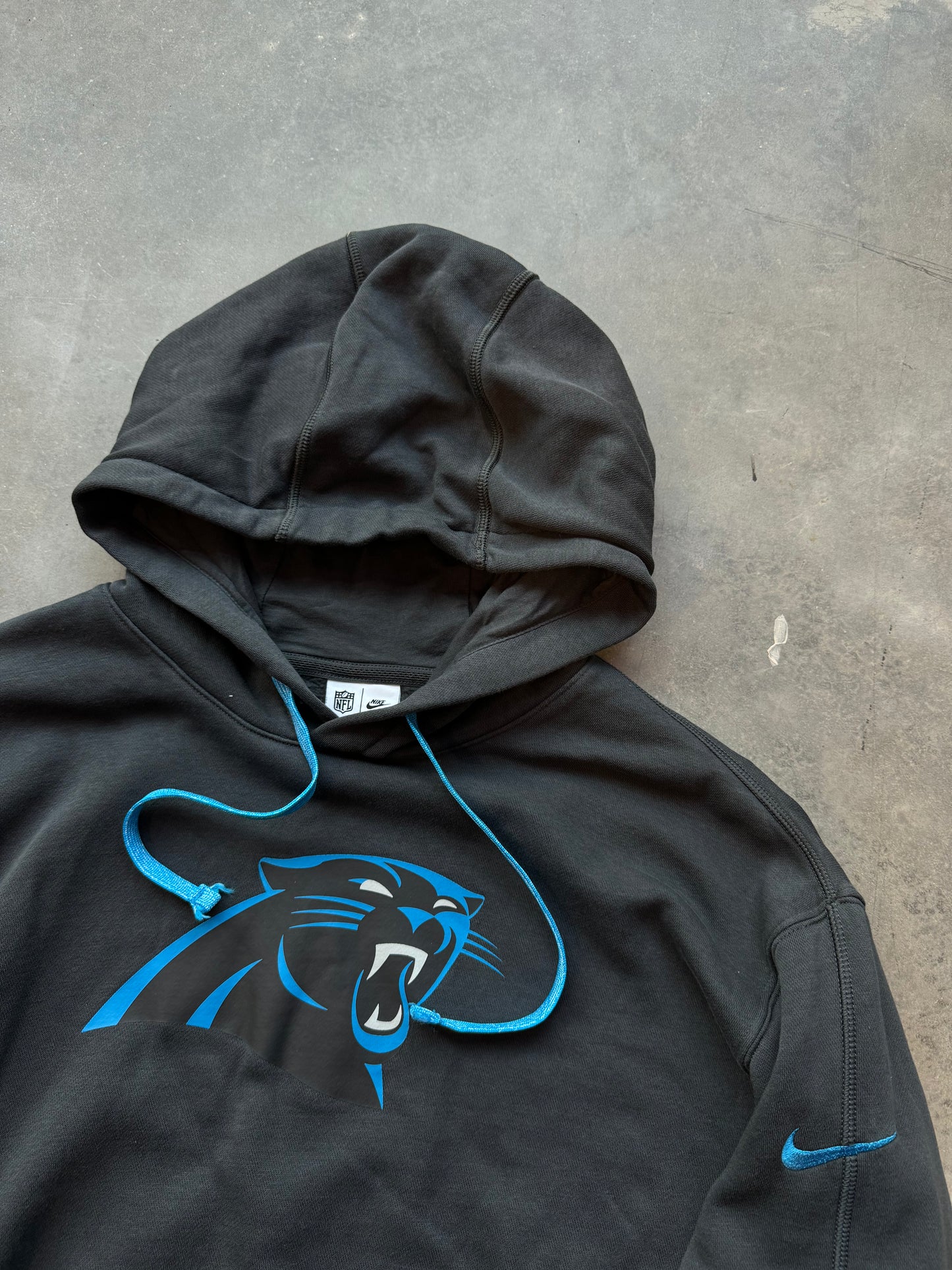 2024 Carolina Panthers Colorblocked Nike NFL Sideline Hoodie (XL)