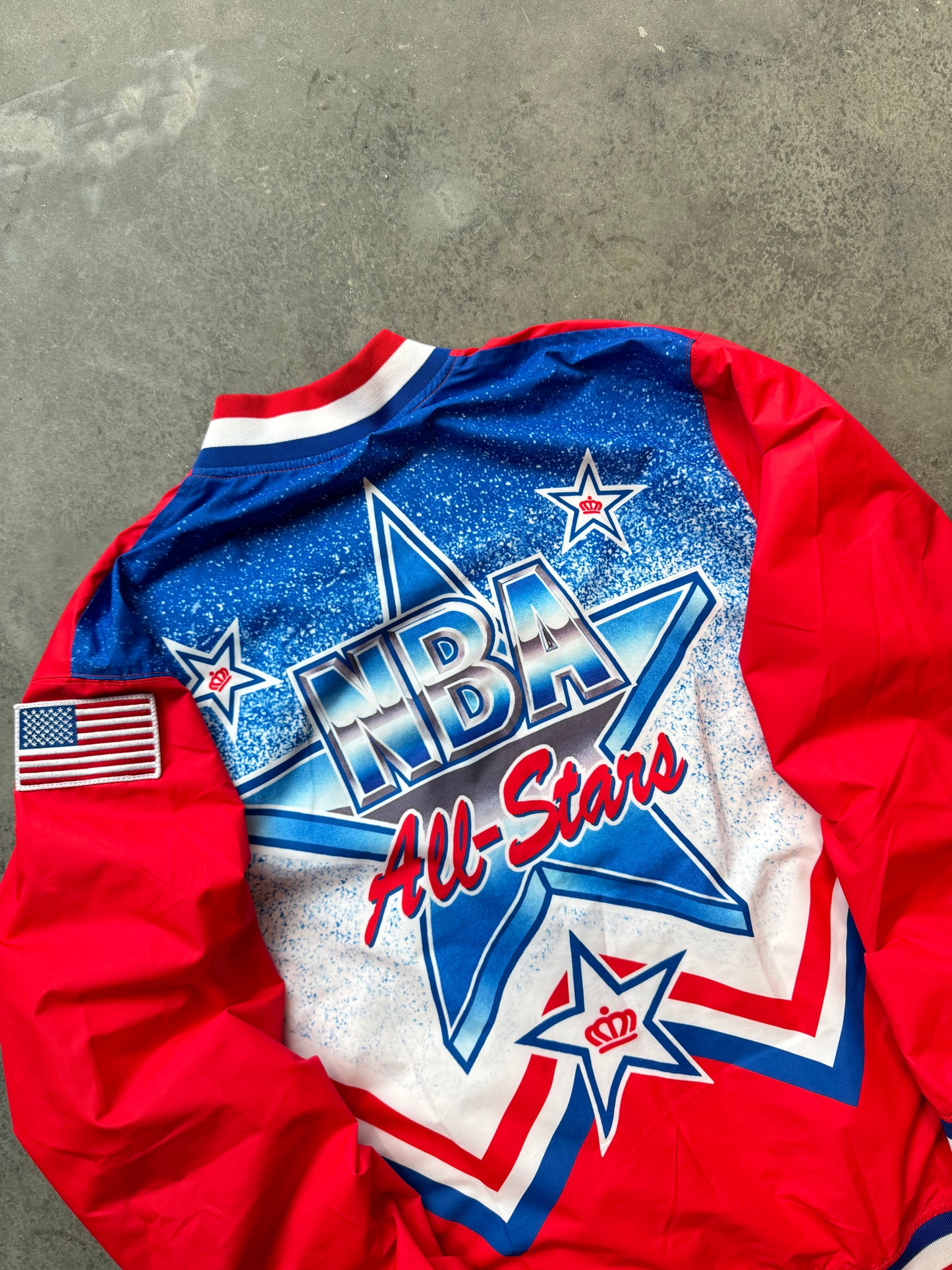 1991 Charlotte NBA All Star Western Conference Mitchell & Ness Authentic Warm Up Jacket 2018 Release (48/XL)