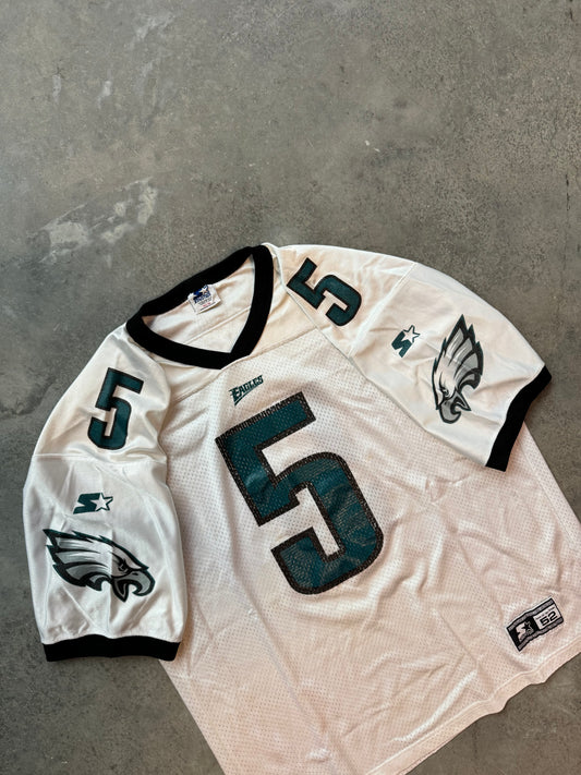 1998 Philadelphia Eagles Donovan McNabb White Starter NFL Jersey (52/XL)