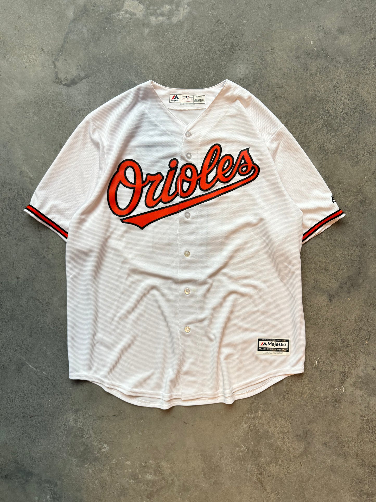 2010’s Baltimore Orioles Manny Machado White Majestic MLB Jersey (XL)