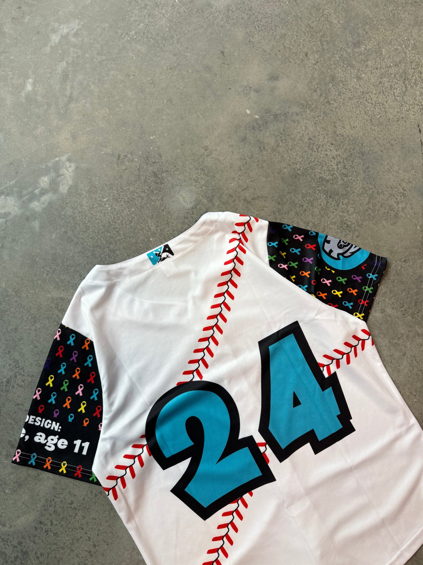 Charlotte Knights x Levine’s Children Hospital Fan Made Brantlee Custom MiLB Baseball Jersey (Youth Large)