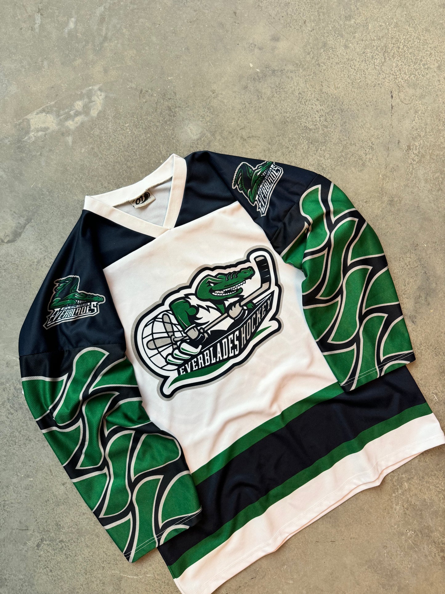 2008 Florida Everblades Vintage ECHL Season Ticket Holder Hockey Jersey (Large)