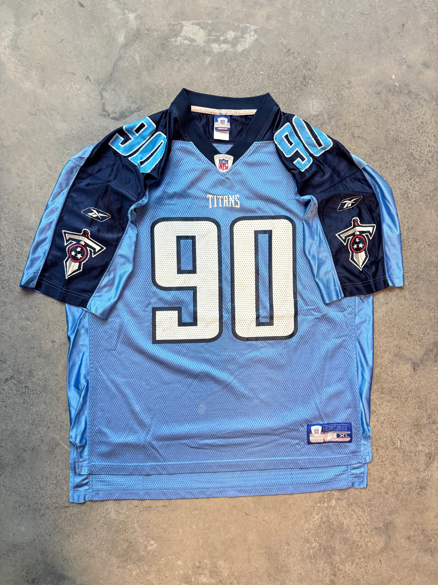 00’s Tennessee Titans Jevon Kearse Vintage Reebok NFL Jersey (XL)