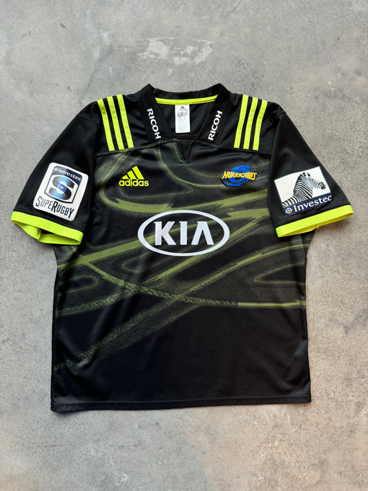 2017 Wellington Hurricanes Black Adidas SupeRugby League (XXL)