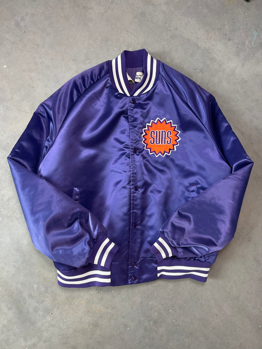 80’s Phoenix Suns Vintage Chalkline Satin NBA Jacket (Large)