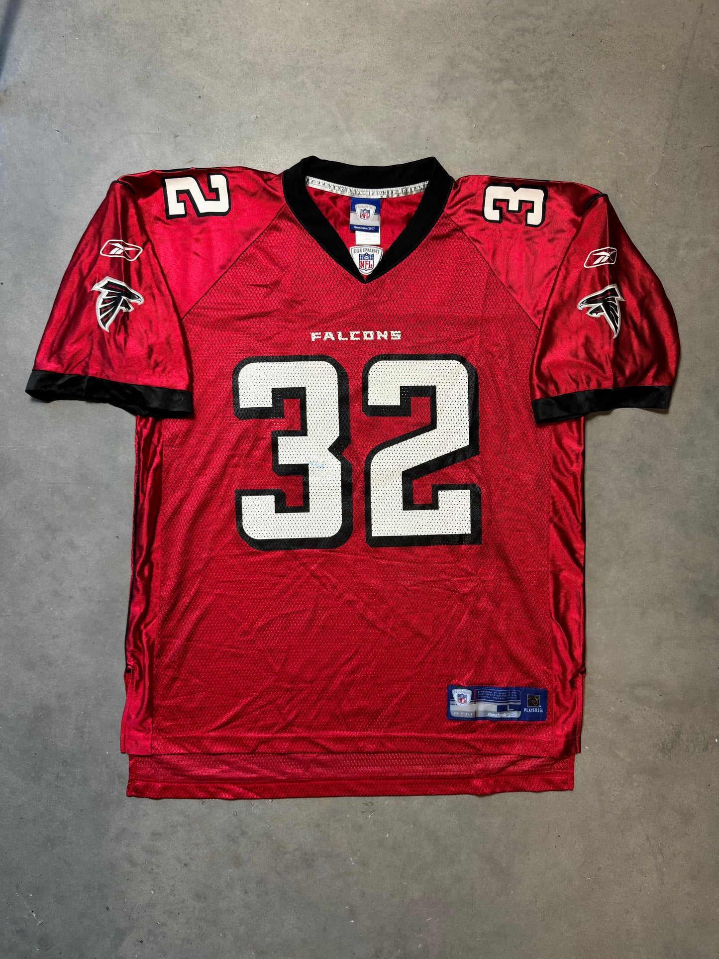 00’s Atlanta Falcons Jerious Norwood Vintage Reebok NFL Jersey (Large)