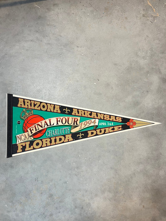 1994 Charlotte Final Four Vintage NCAA Tournament Pennant - Brand New