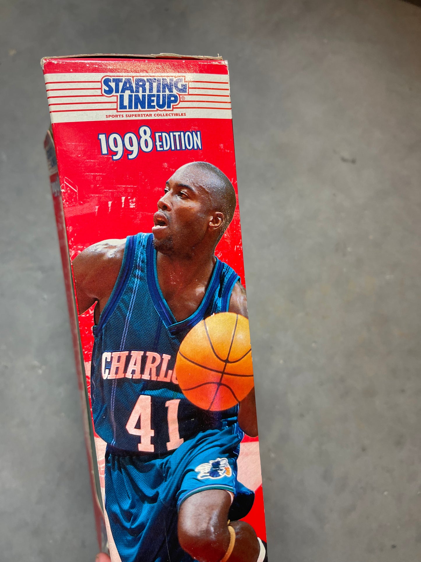 1998 Charlotte Hornets Glen Rice Starting Lineup Fully Poseable Action Figure