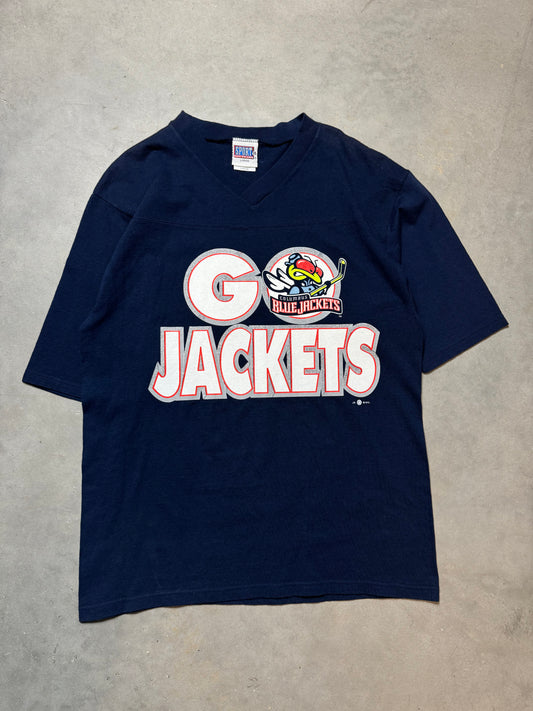 90’s Columbus Blue Jackets Vintage NHL Tee (Large)