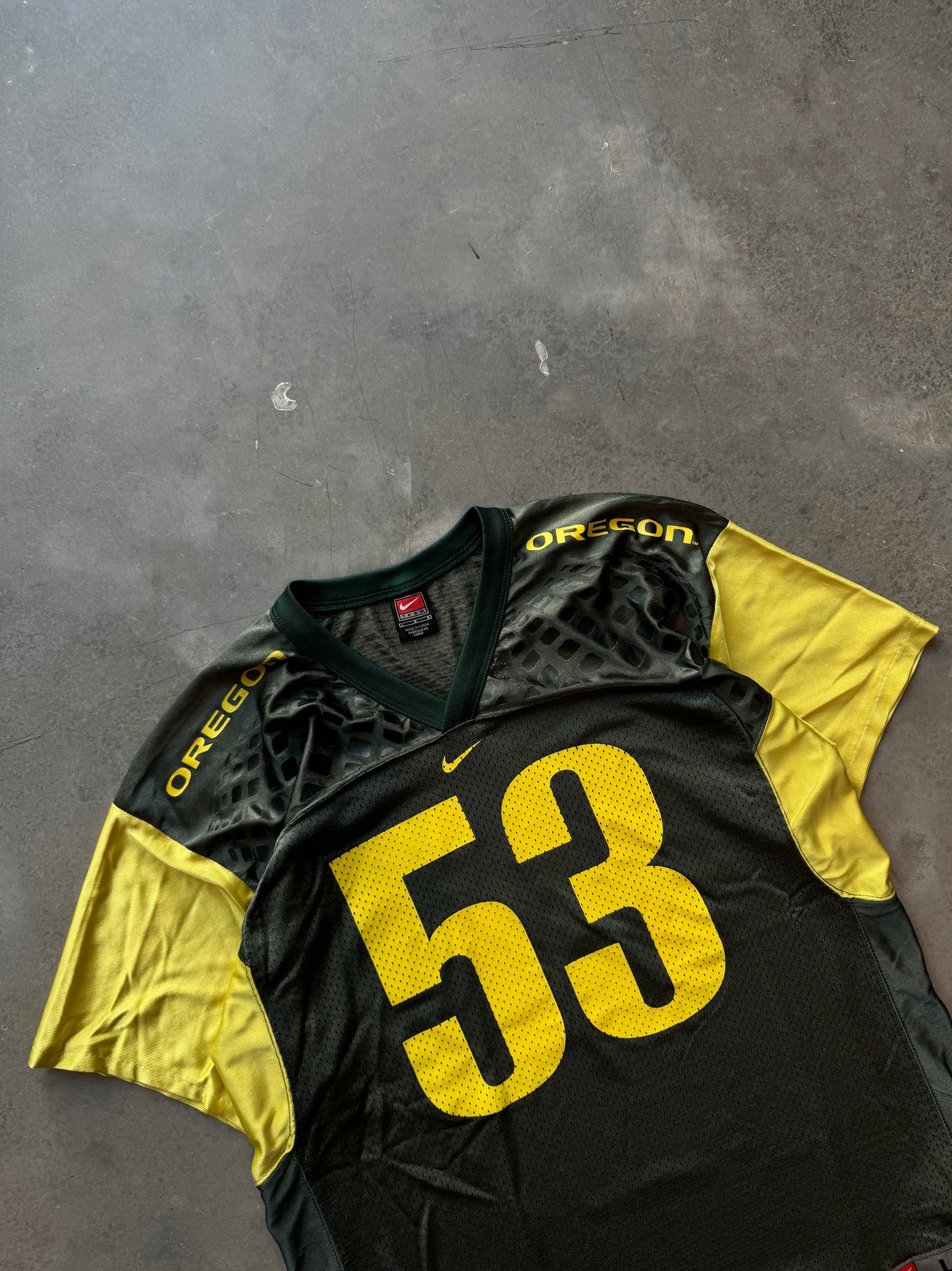 00’s Oregon Ducks Ed Dixon Vintage Nike College Football Jersey (Large)