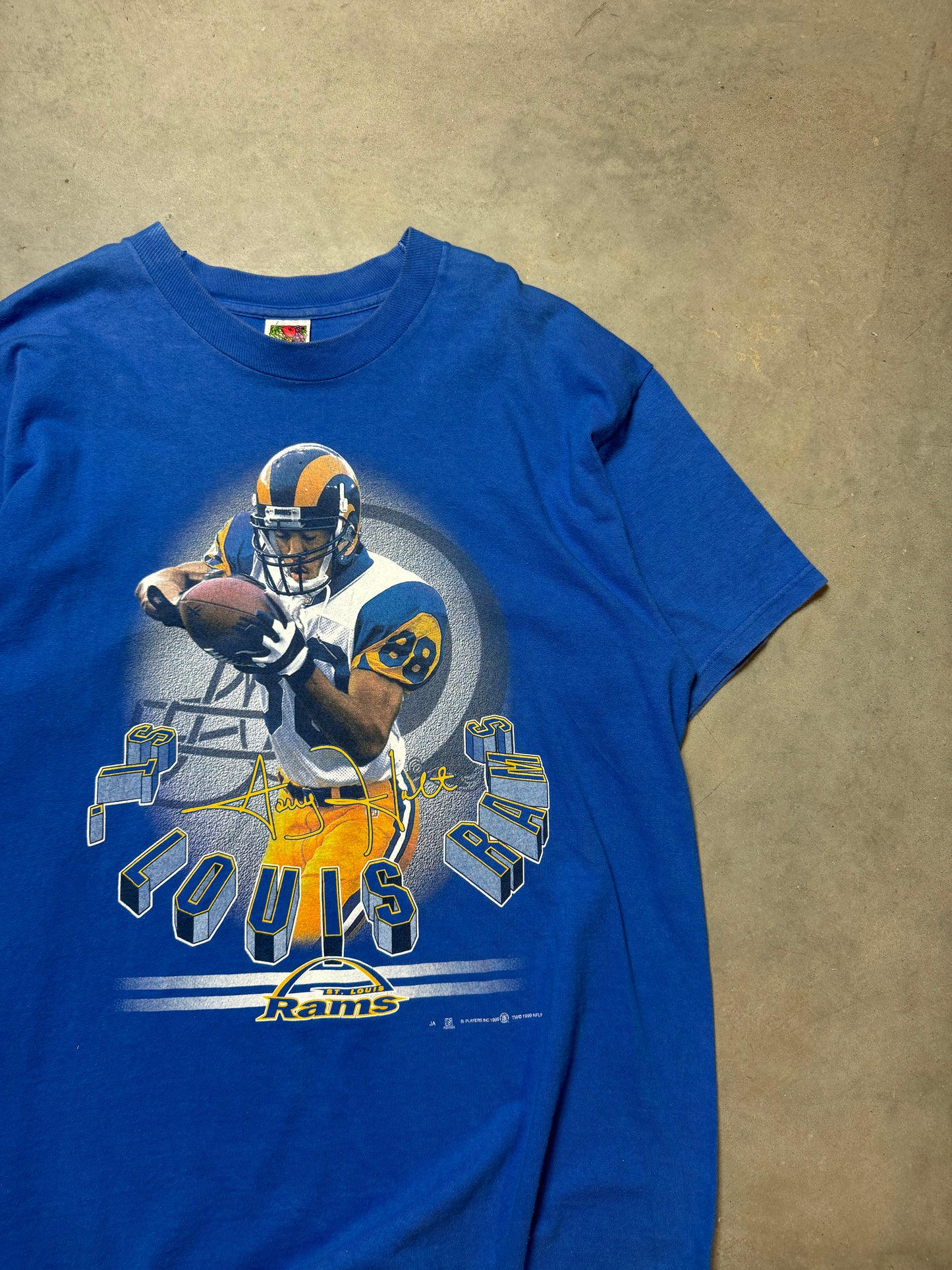 1999 St. Louis Rams Torrey Holt Vintage NFL Player Tee (XL)