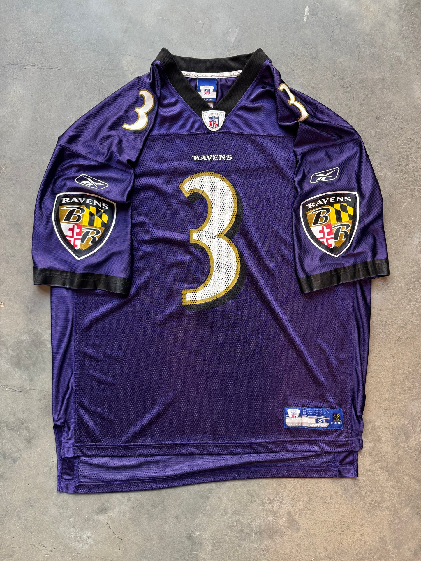 00’s Baltimore Ravens Matt Stover Vintage Purple Reebok NFL Jersey (XL)