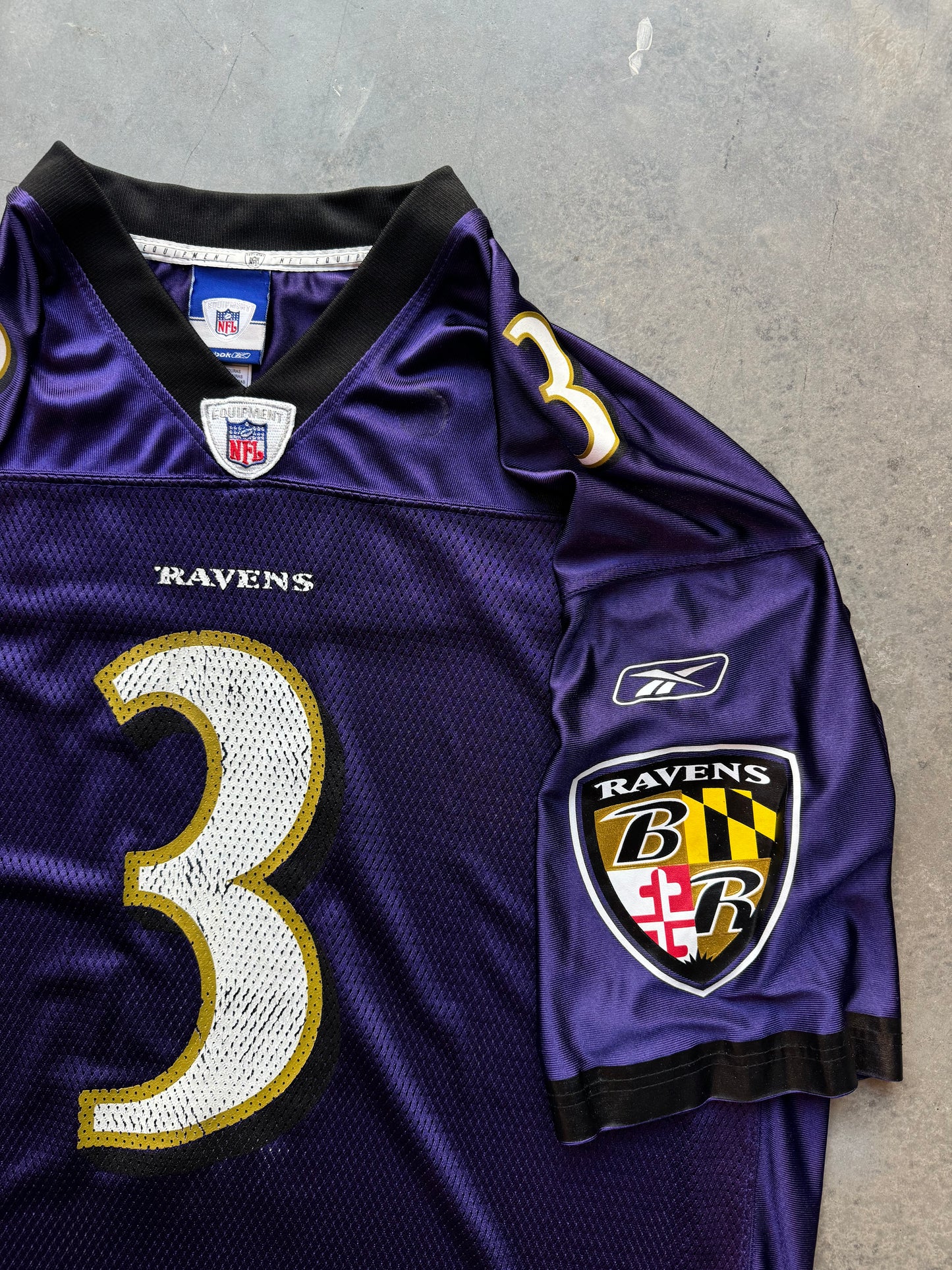 00’s Baltimore Ravens Matt Stover Vintage Purple Reebok NFL Jersey (XL)