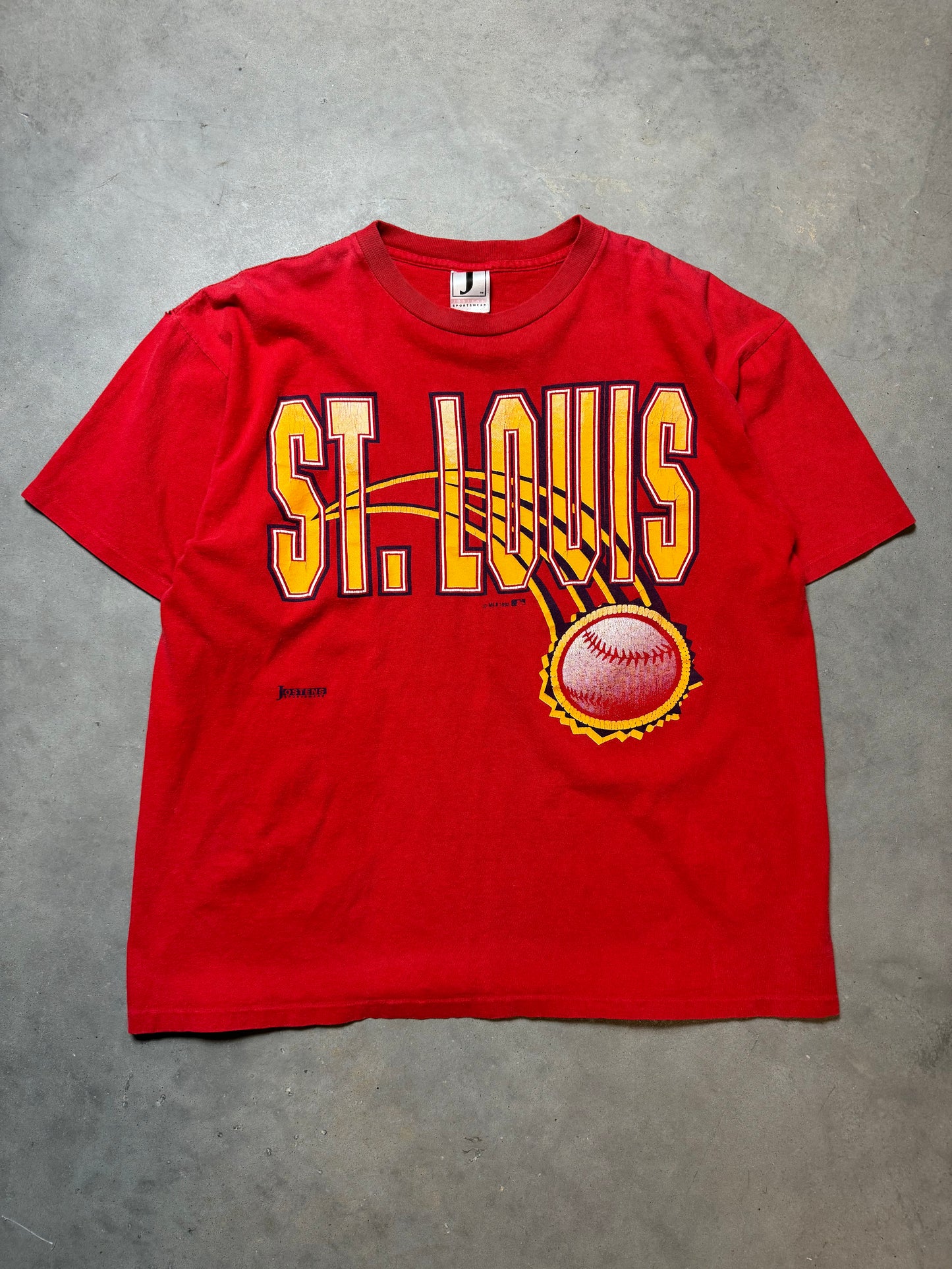 1993 St. Louis Cardinals Vintage Big Logo MLB Tee (XL)