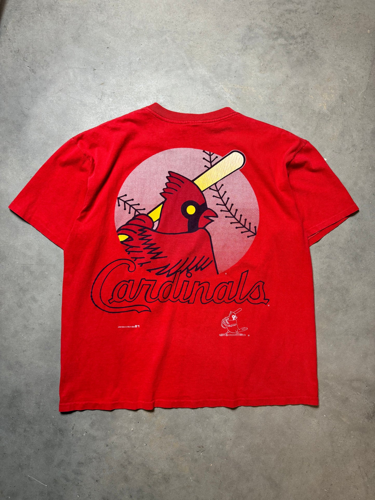 1993 St. Louis Cardinals Vintage Big Logo MLB Tee (XL)