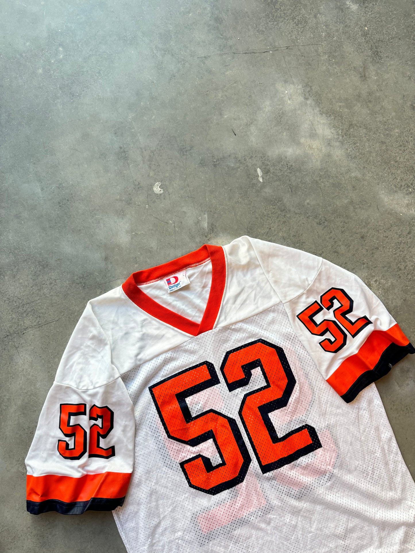 90’s Syracuse Orangemen Vintage White College Football Jersey - Deadstock (Large)