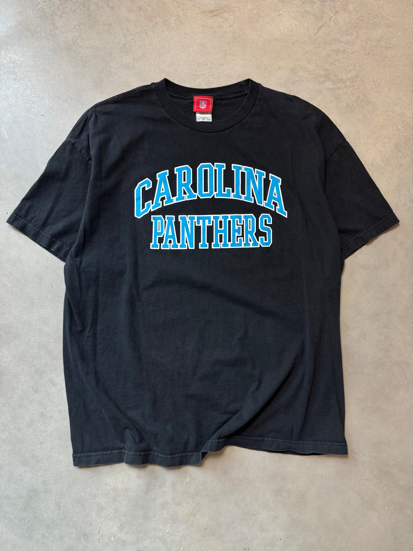 00’s Carolina Panthers Vintage Arch Logo NFL Tee (XXL)