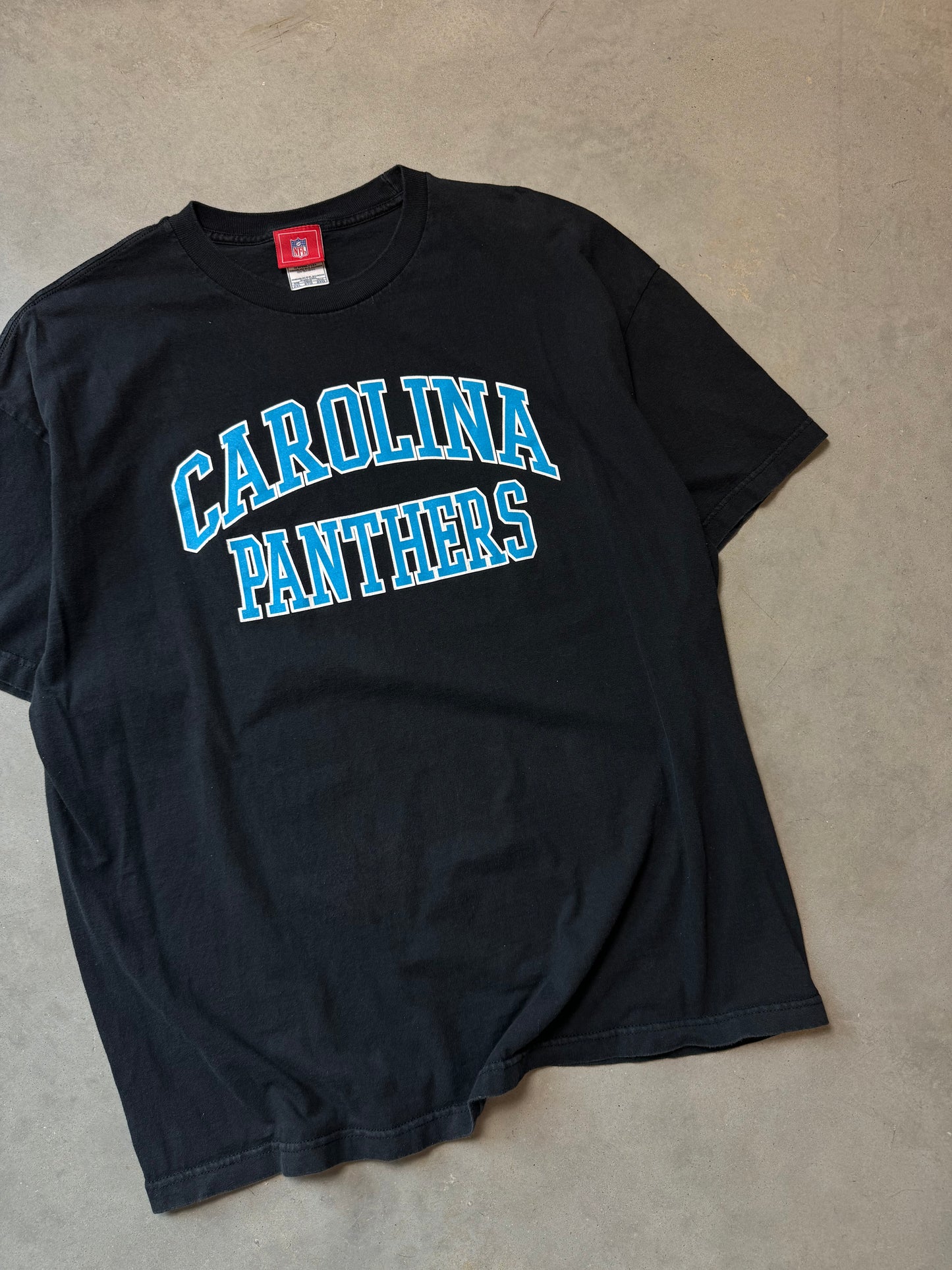 00’s Carolina Panthers Vintage Arch Logo NFL Tee (XXL)