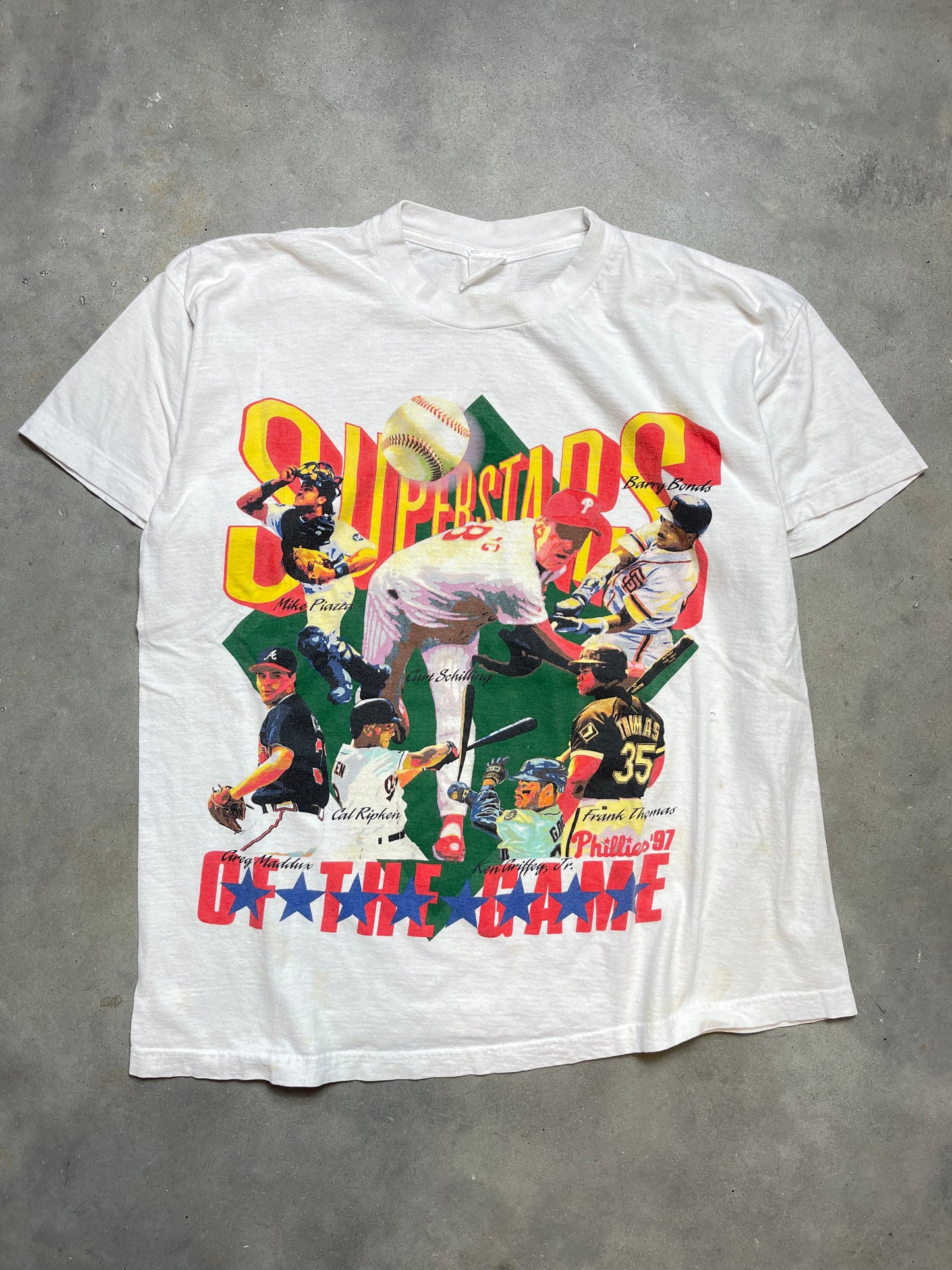 90’s MLB Superstars of the Game Vintage Tee (Small)