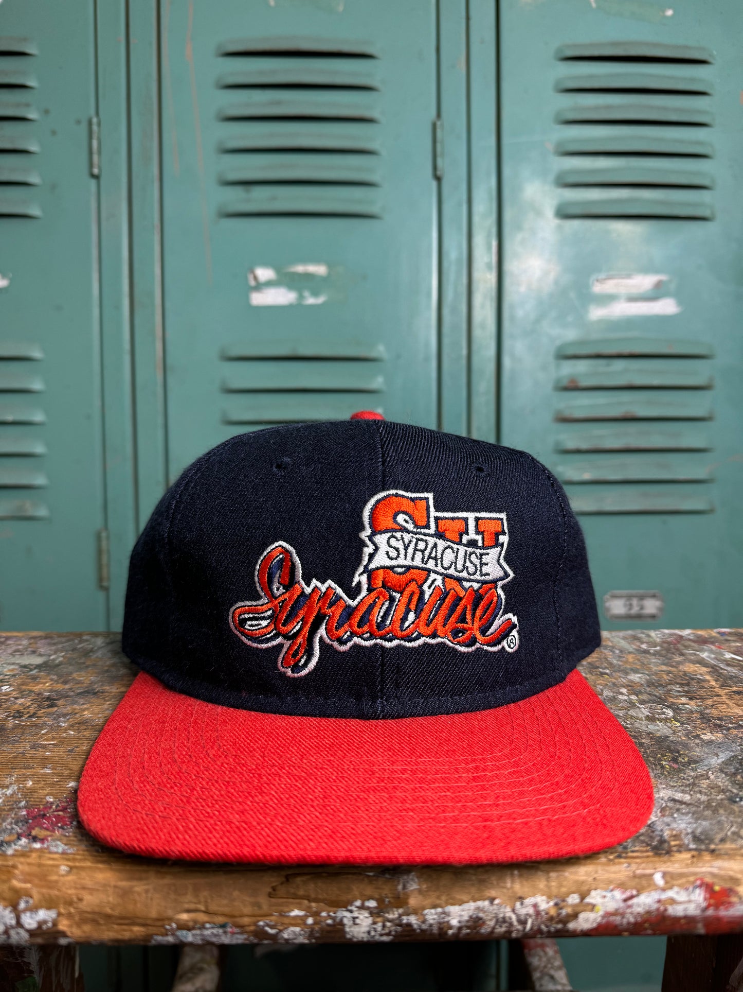 90’s Syracuse Orangemen Vintage The Game Wool College Snapback Hat - Deadstock (OSFA)