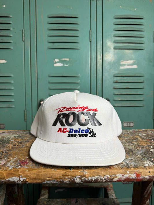 90’s Racing at the Rock Vintage Rockingham Speedway NASCAR Snapback Hat  (OSFA)