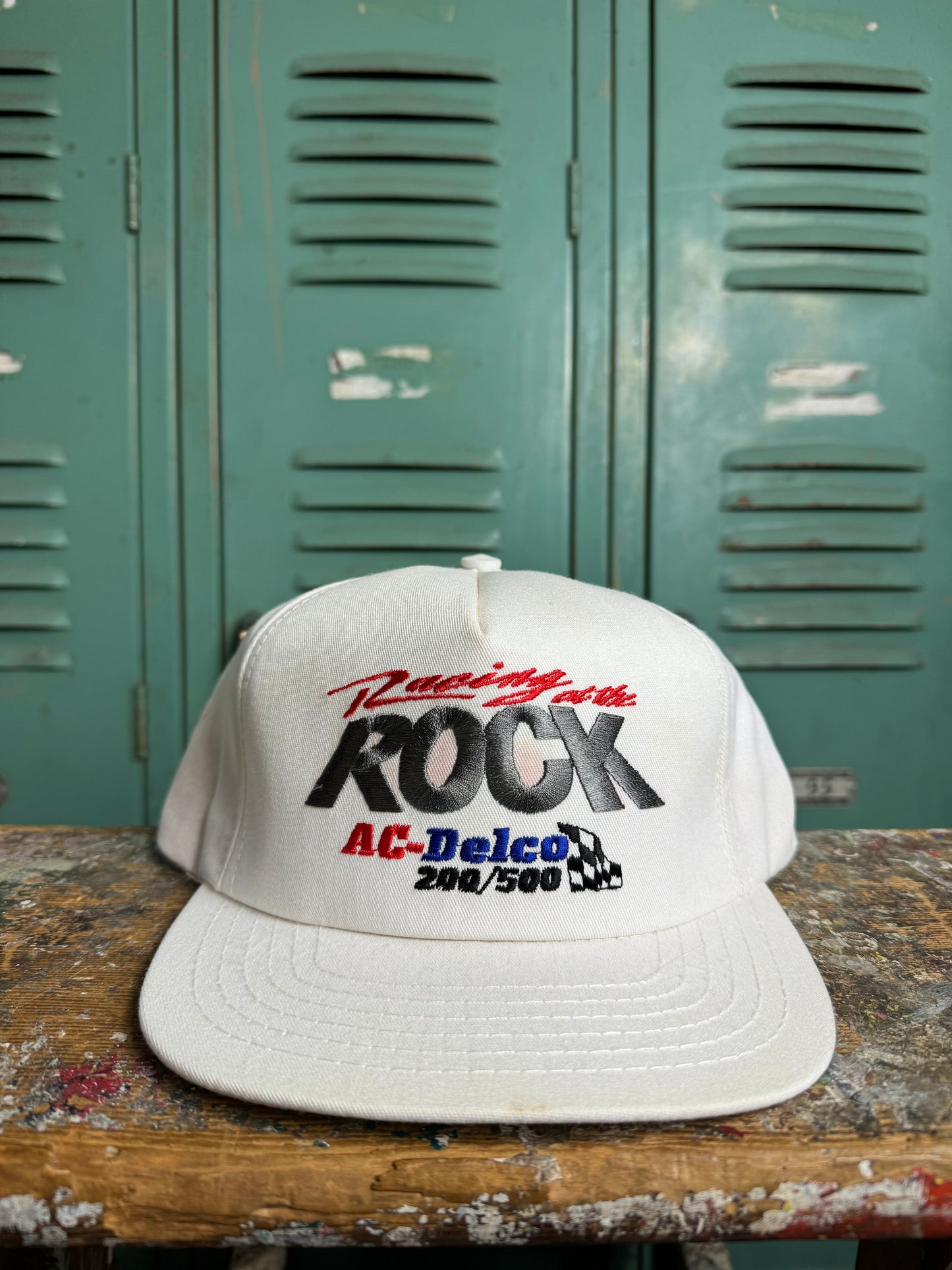 90’s Racing at the Rock Vintage Rockingham Speedway NASCAR Snapback Hat  (OSFA)