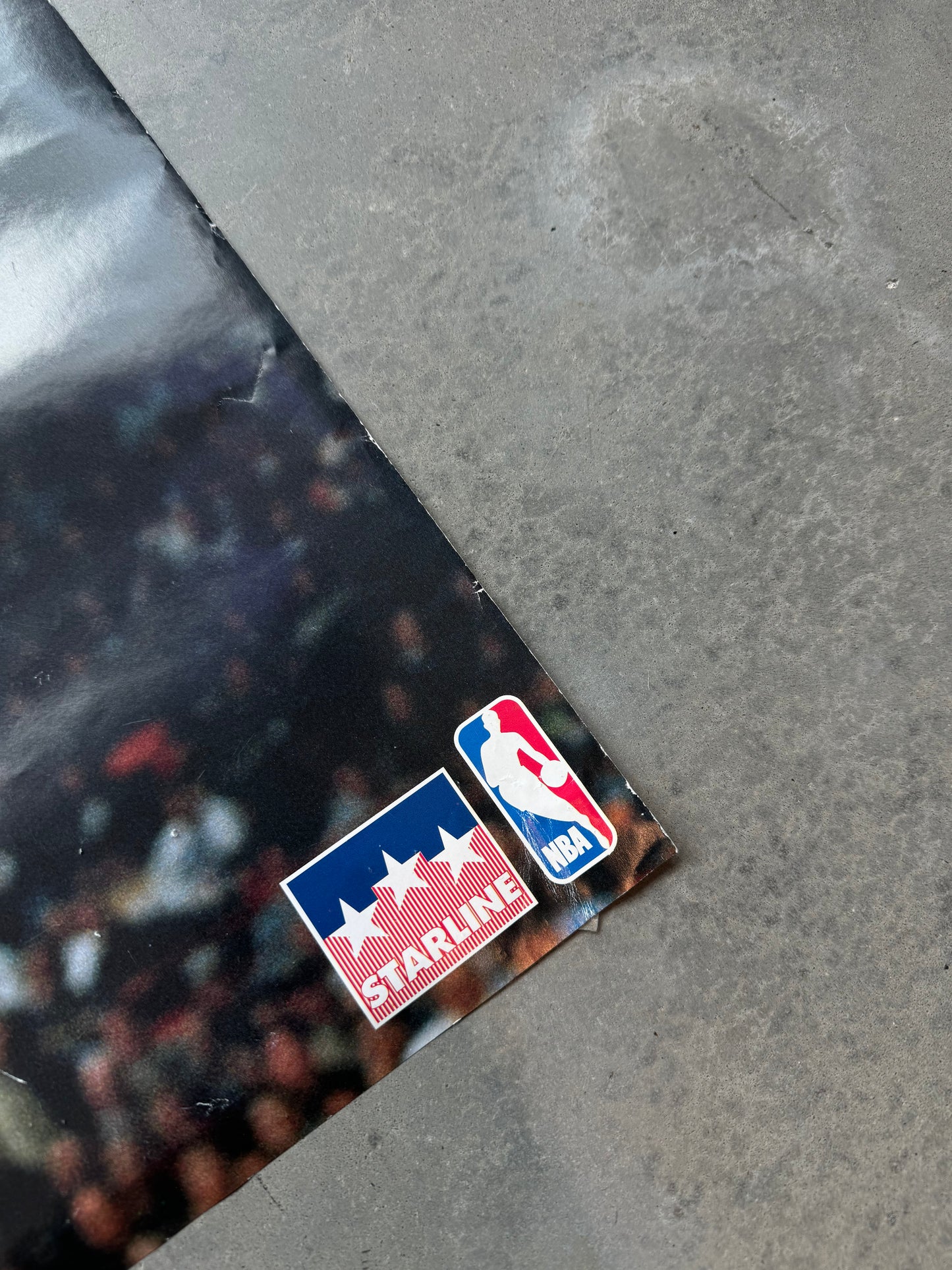 1998 Los Angeles Lakers Kobe Bryant Vintage Starline Slam Dunk NBA Poster (22”x35”)