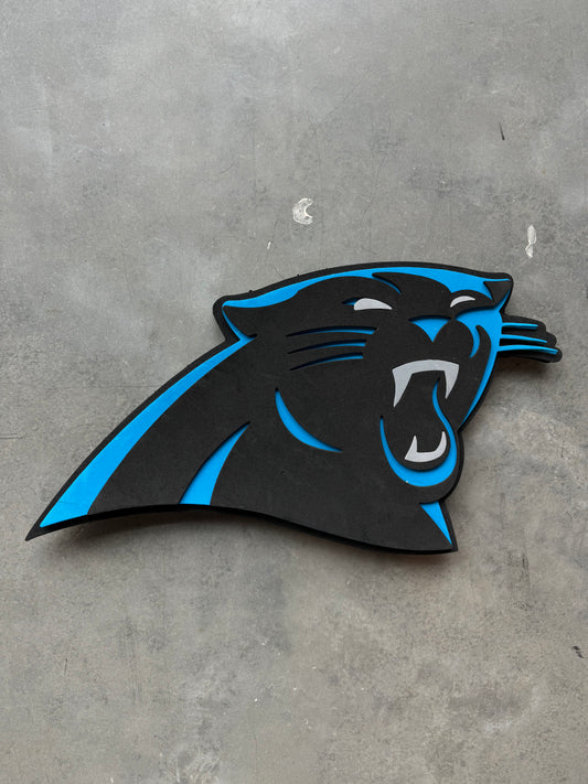 Carolina Panthers 3D Fan Foam Logo Sign