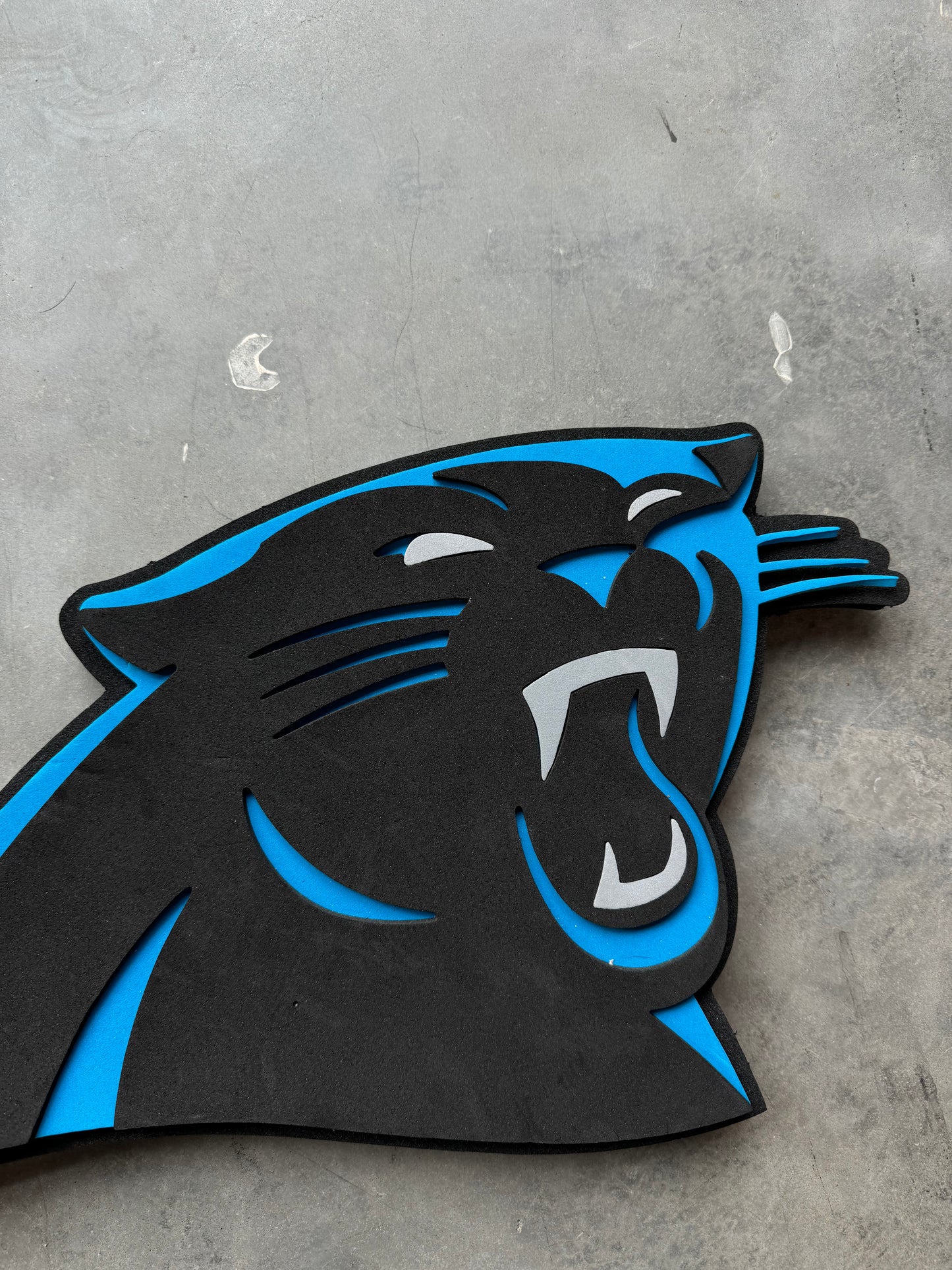 Carolina Panthers 3D Fan Foam Logo Sign